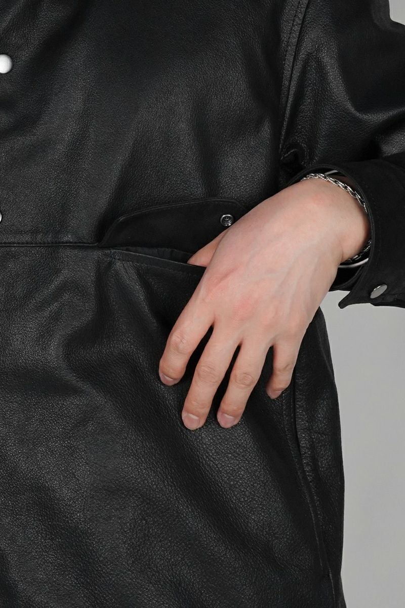 NTN(エヌティーエヌ) ASCENT LEATHER SHIRT アセントレザーシャツ N006-047130