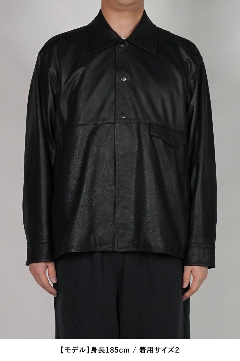 NTN(エヌティーエヌ) ASCENT LEATHER SHIRT アセントレザーシャツ N006-047130