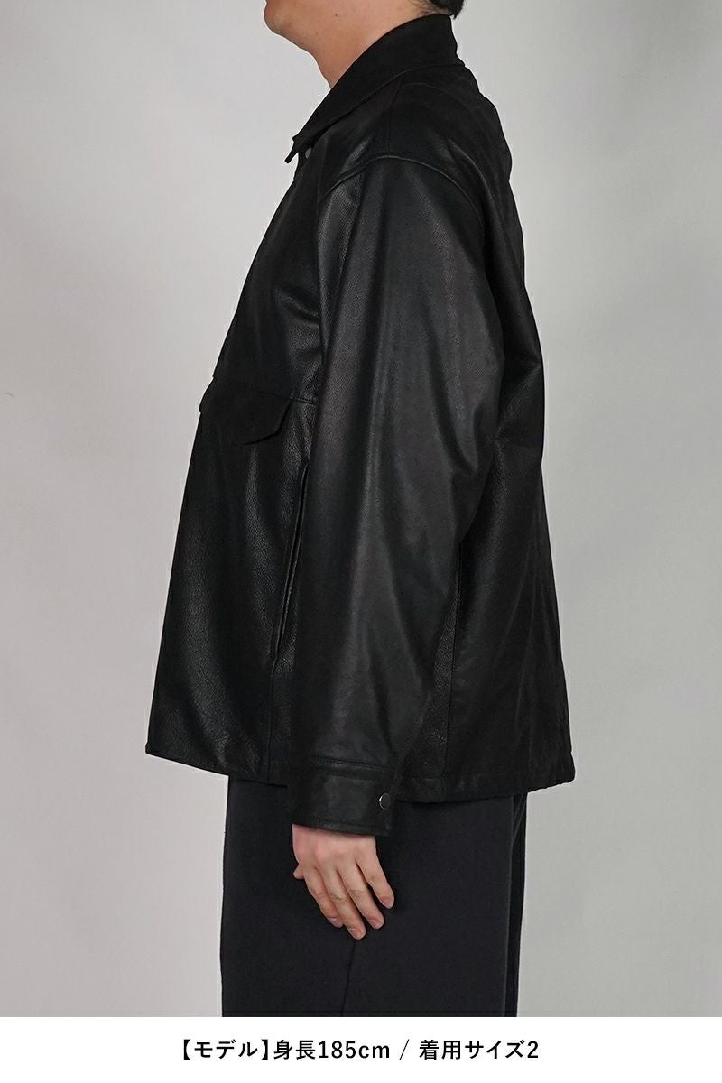 NTN(エヌティーエヌ) ASCENT LEATHER SHIRT アセントレザーシャツ N006-047130