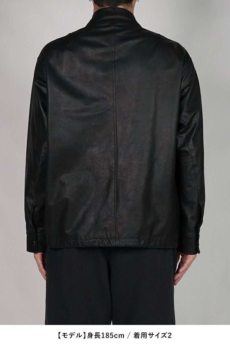 NTN(エヌティーエヌ) ASCENT LEATHER SHIRT アセントレザーシャツ N006-047130