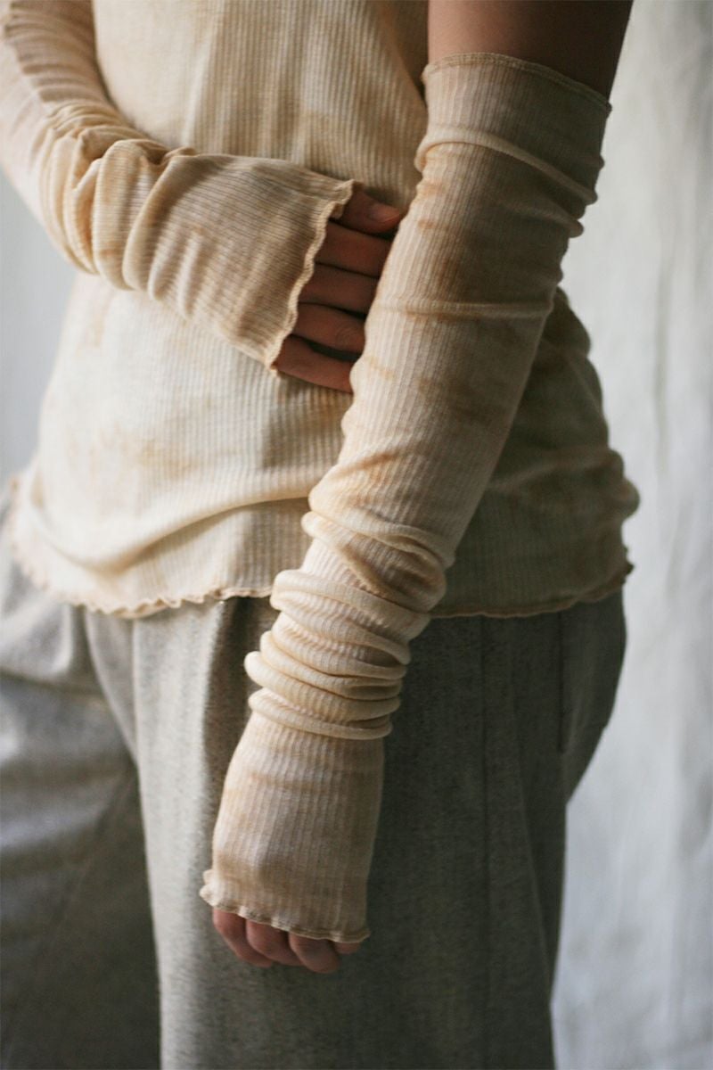 kengo(ケンゴ) tencel wool long arm warmers テンセルウールロングアームウォーマー KBC-GO2