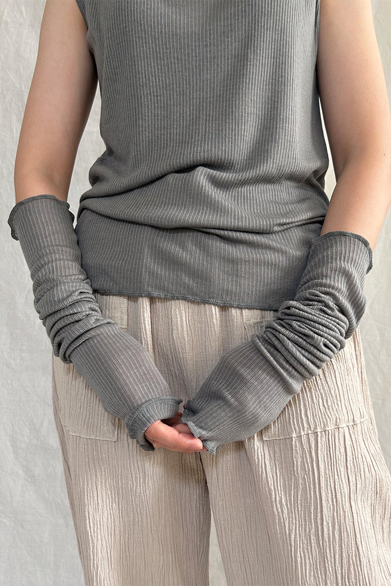 kengo(ケンゴ) tencel wool long arm warmers テンセルウールロングアームウォーマー KBC-GO2