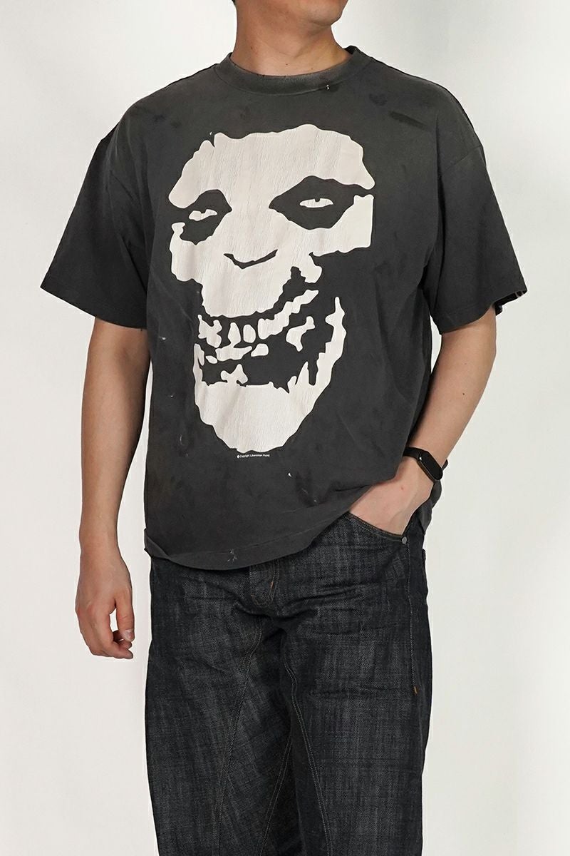 SAINT Mxxxxxx(セントマイケル) SM-MK8-0000-C49 / BAPE_SS T-SHIRT ALWAYS LOVE / BLACK ベイシングエイプTシャツ