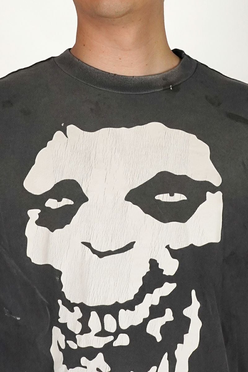 SAINT Mxxxxxx(セントマイケル) SM-MK8-0000-C49 / BAPE_SS T-SHIRT ALWAYS LOVE / BLACK ベイシングエイプTシャツ