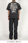 SAINT Mxxxxxx(セントマイケル) SM-MK8-0000-C49 / BAPE_SS T-SHIRT ALWAYS LOVE / BLACK ベイシングエイプTシャツ