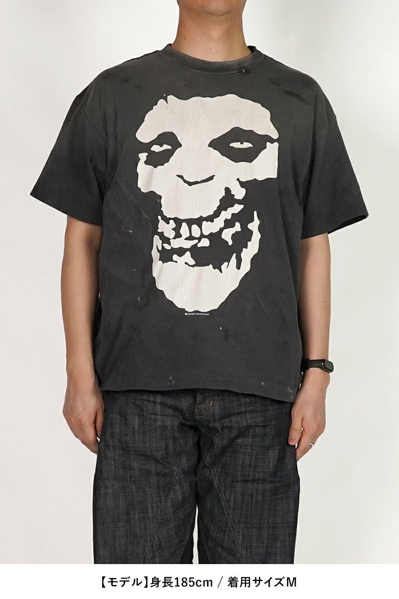 SAINT Mxxxxxx(セントマイケル) SM-MK8-0000-C49 / BAPE_SS T-SHIRT ALWAYS LOVE / BLACK ベイシングエイプTシャツ