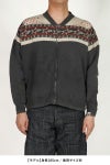 SAINT Mxxxxxx(セントマイケル) SM-MK8-0000-C52 / BAPE_ZIP CARDIGAN / CHARCOAL ベイシングエイプジップカーディガン