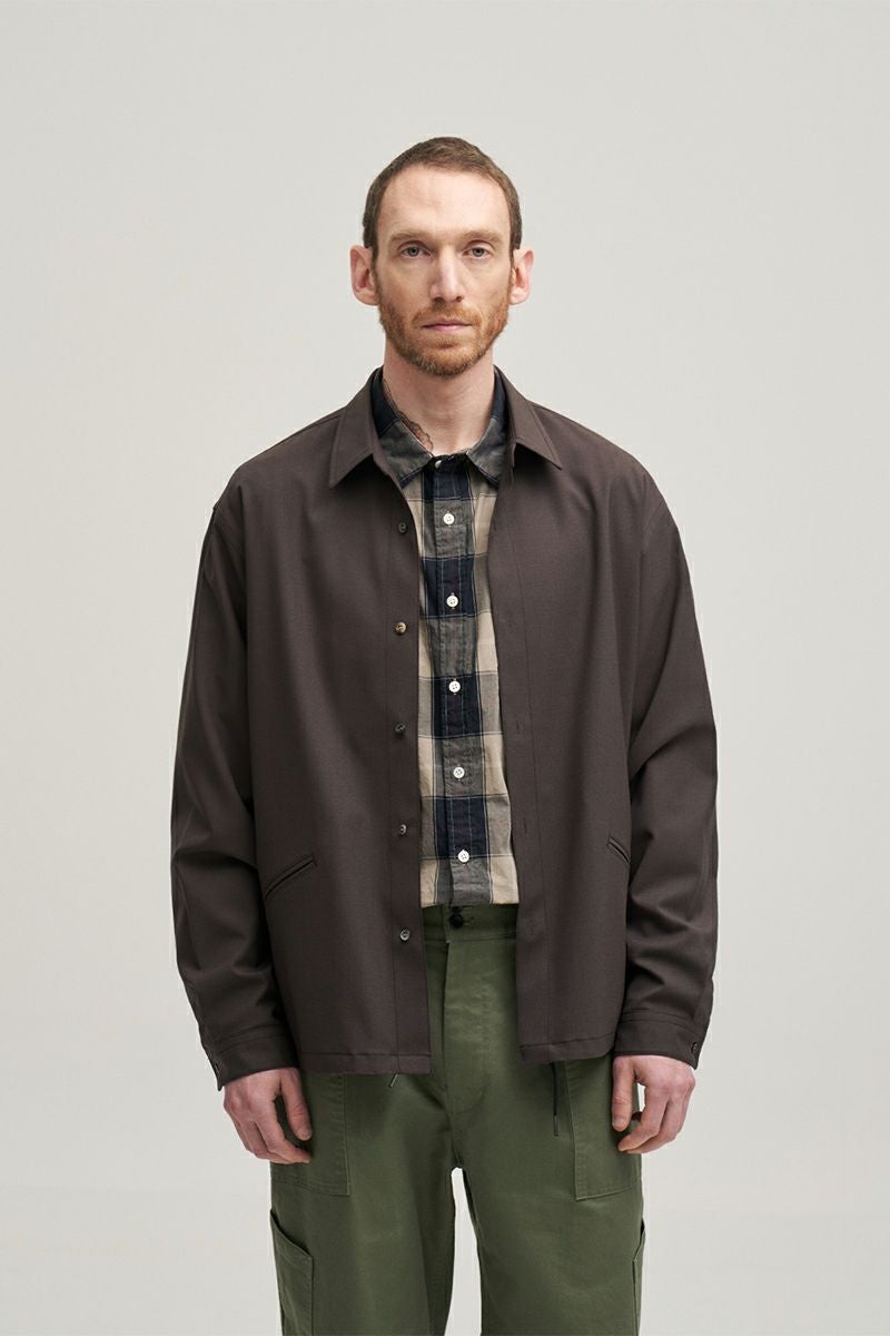 ANOTHER OFFICE(アナザーオフィス) Tropical-Wool Coach Jacket トロピカルウールコーチジャケット AOFSSH003