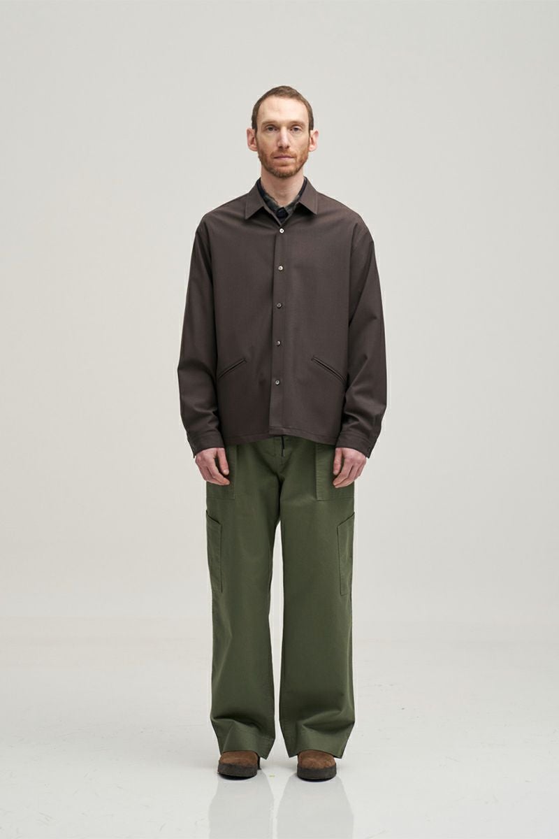 ANOTHER OFFICE(アナザーオフィス) Tropical-Wool Coach Jacket トロピカルウールコーチジャケット AOFSSH003