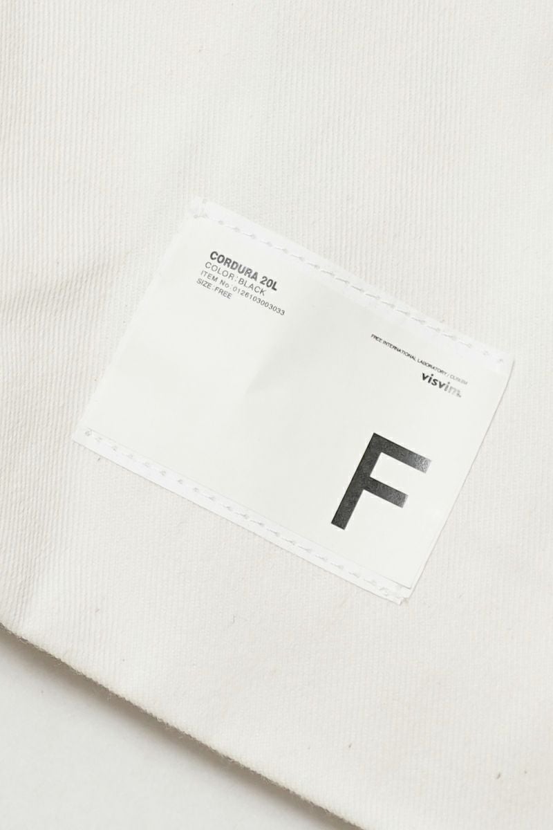 visvim(ビズビム) CORDURA 20L 0126103003033