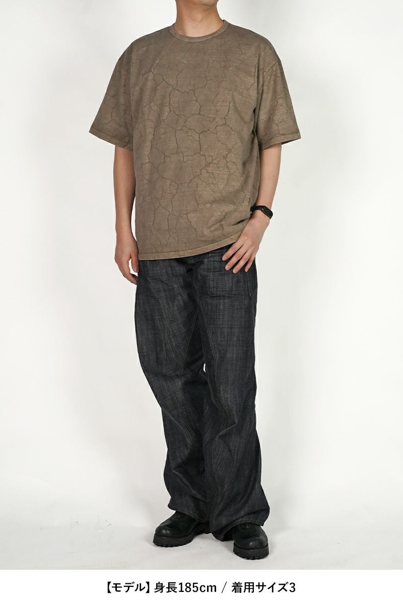 paratrait(パラトレイト) CRACK DESTROY SS T クラックデストロイ半袖Tシャツ PTHN6197