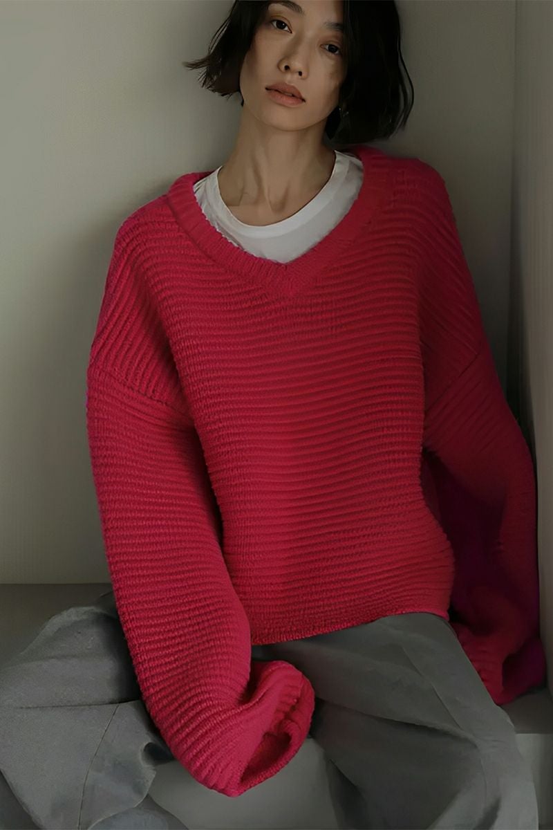 ETRE TOKYO(エトレトウキョウ) リングネックBOXニットプルオーバー 1222611042