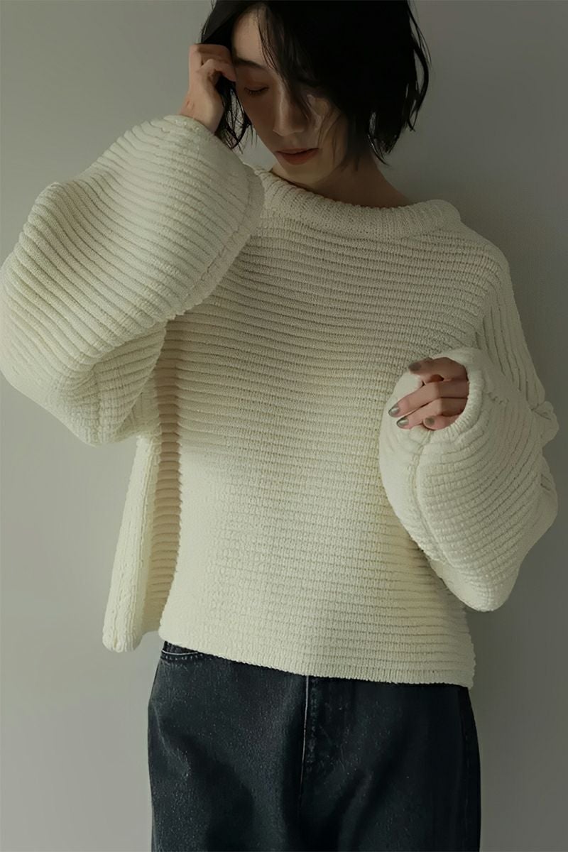 ETRE TOKYO(エトレトウキョウ) リングネックBOXニットプルオーバー 1222611042