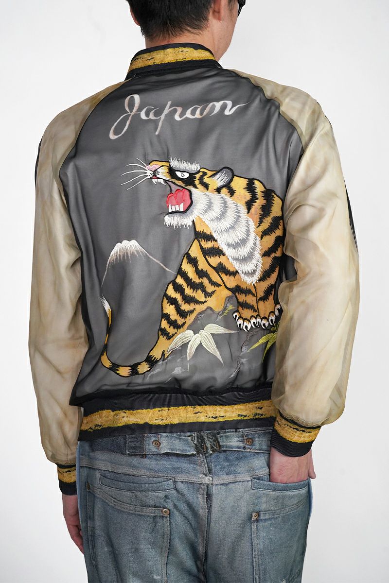 TOLQ(トルク) Skeleton Printed Souvenir Jacket スケルトンプリントスーベニアジャケット 26-1106