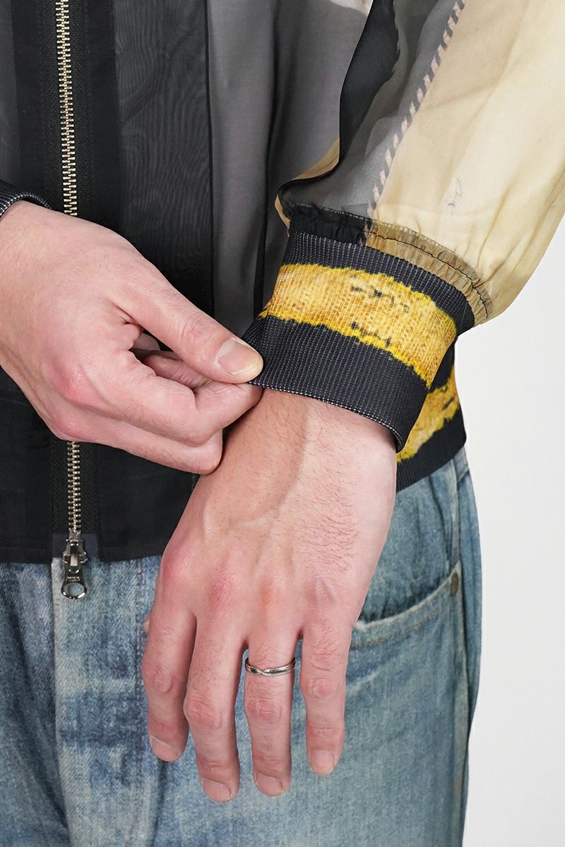 TOLQ(トルク) Skeleton Printed Souvenir Jacket スケルトンプリントスーベニアジャケット 26-1106