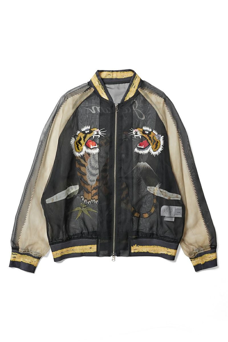 TOLQ(トルク) Skeleton Printed Souvenir Jacket スケルトンプリントスーベニアジャケット 26-1106