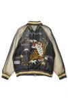 TOLQ(トルク) Skeleton Printed Souvenir Jacket スケルトンプリントスーベニアジャケット 26-1106