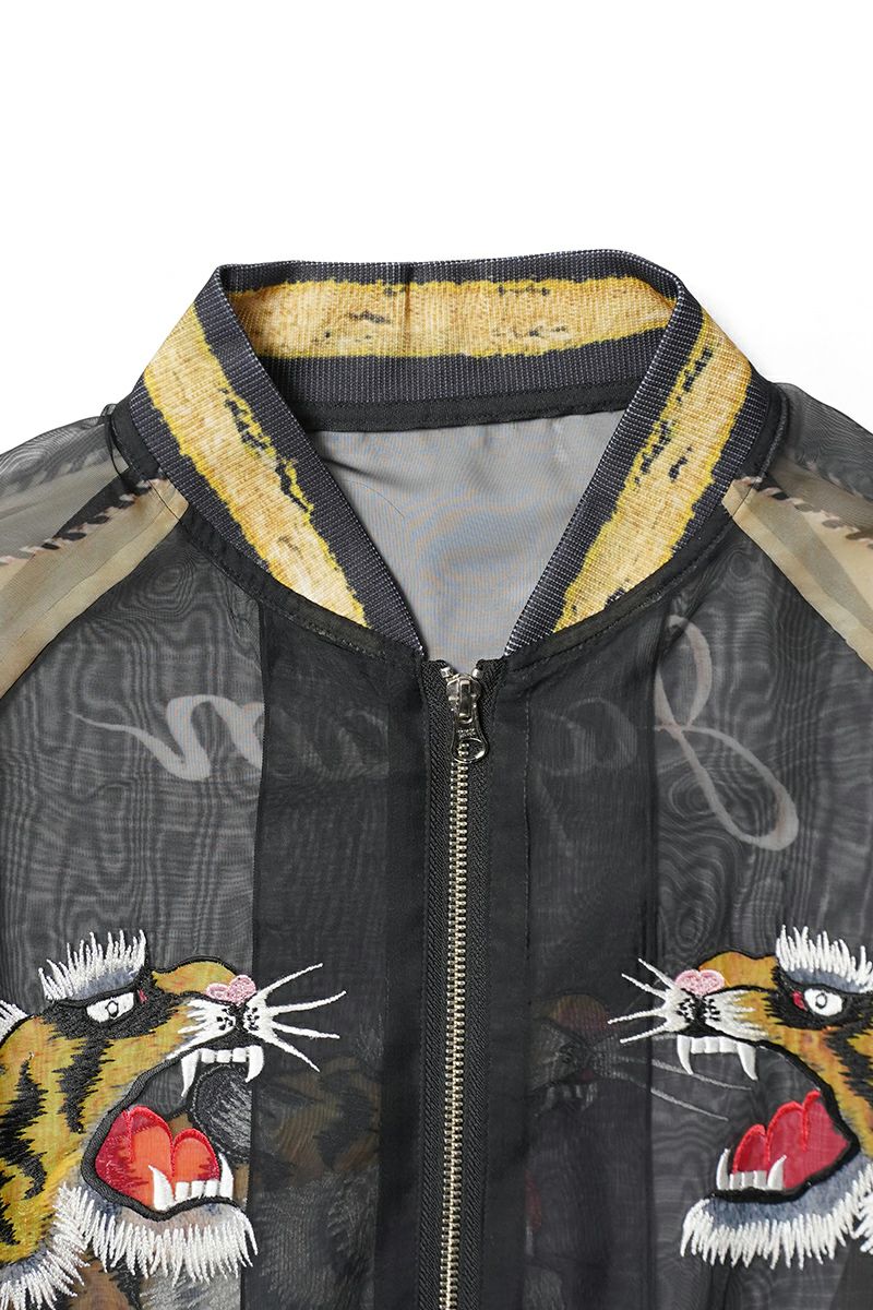 TOLQ(トルク) Skeleton Printed Souvenir Jacket スケルトンプリントスーベニアジャケット 26-1106