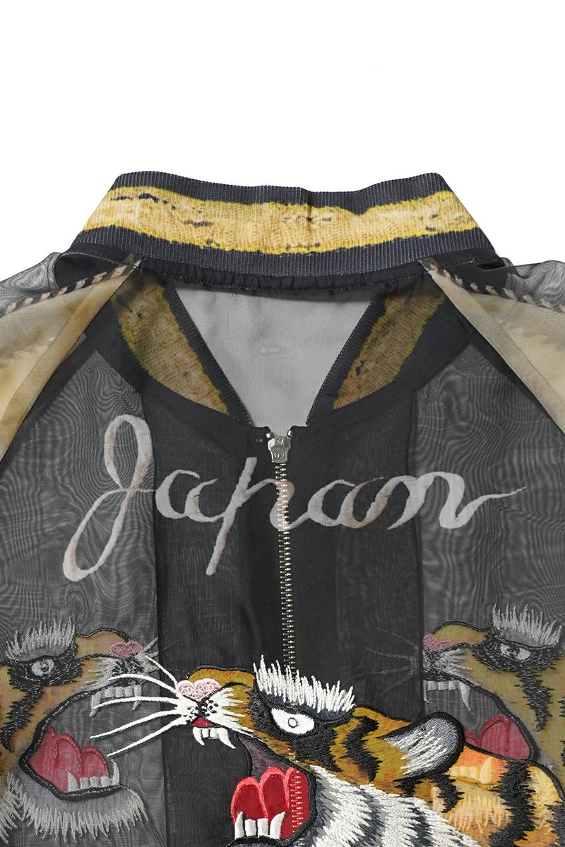 TOLQ(トルク) Skeleton Printed Souvenir Jacket スケルトンプリントスーベニアジャケット 26-1106