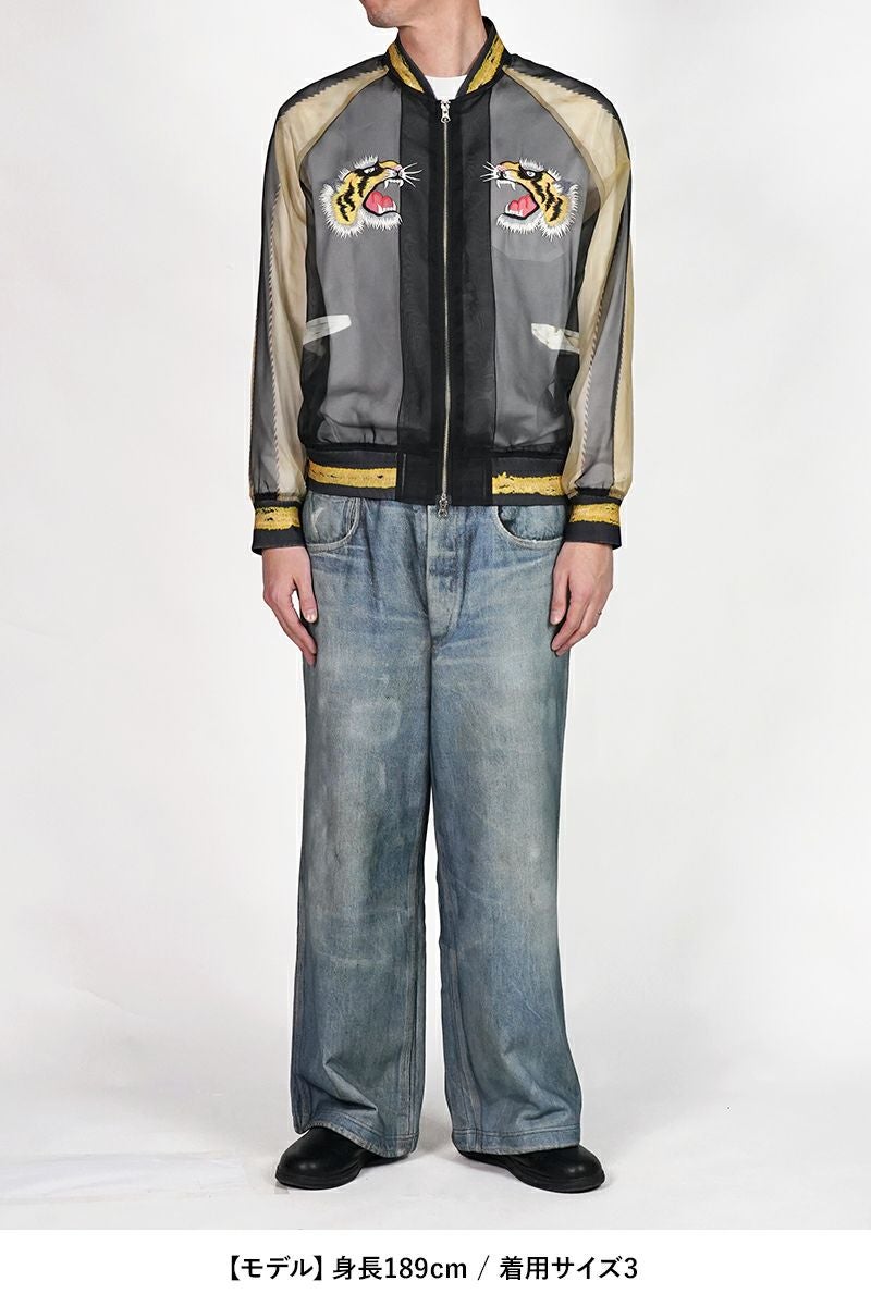 TOLQ(トルク) Trompe l'oeil Denim Sweat Pants トロンプルイユ デニムスウェットパンツ 26-1303