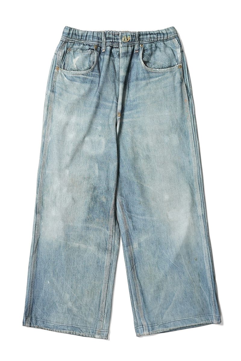 TOLQ(トルク) Trompe l'oeil Denim Sweat Pants トロンプルイユ デニムスウェットパンツ 26-1303