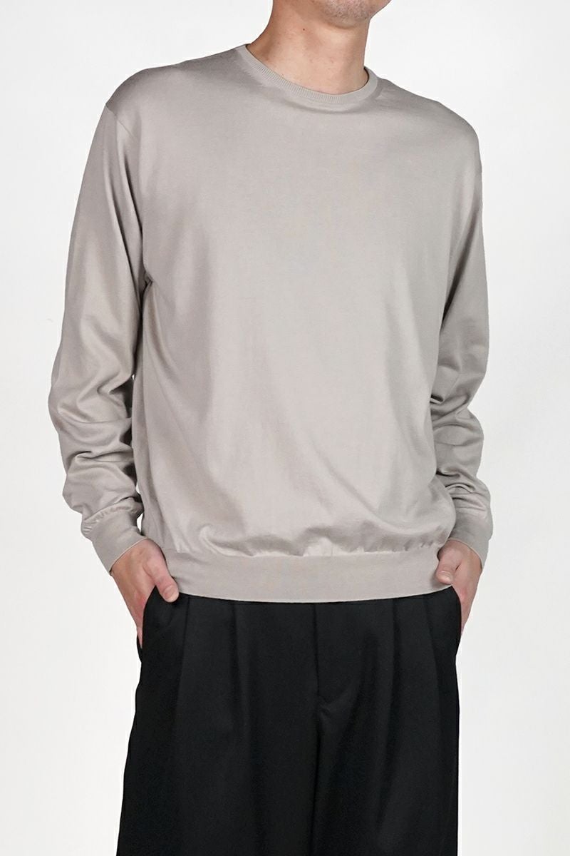 CIOTA(シオタ) Crewneck Long Sleeve Knit T-Shirts クルーネックロングスリーブニットＴシャツ KNLM-106