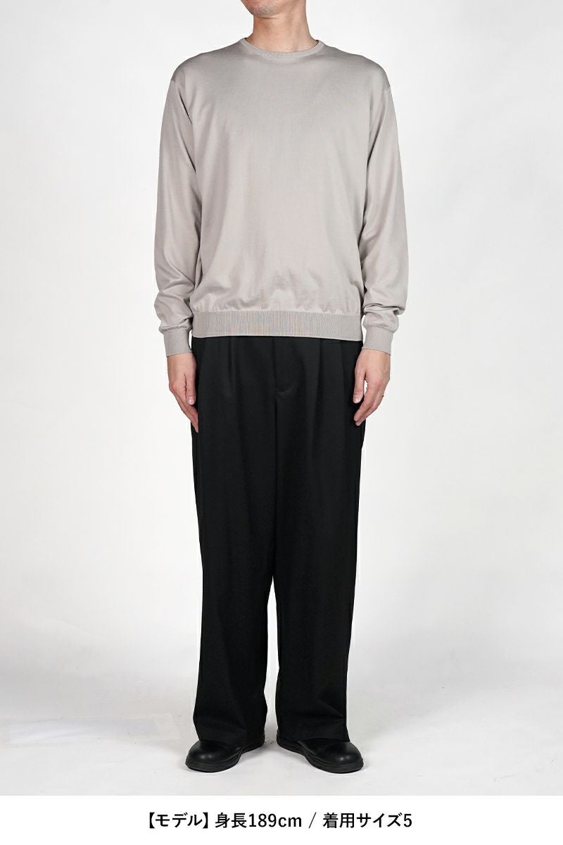 CIOTA(シオタ) Crewneck Long Sleeve Knit T-Shirts クルーネックロングスリーブニットＴシャツ KNLM-106