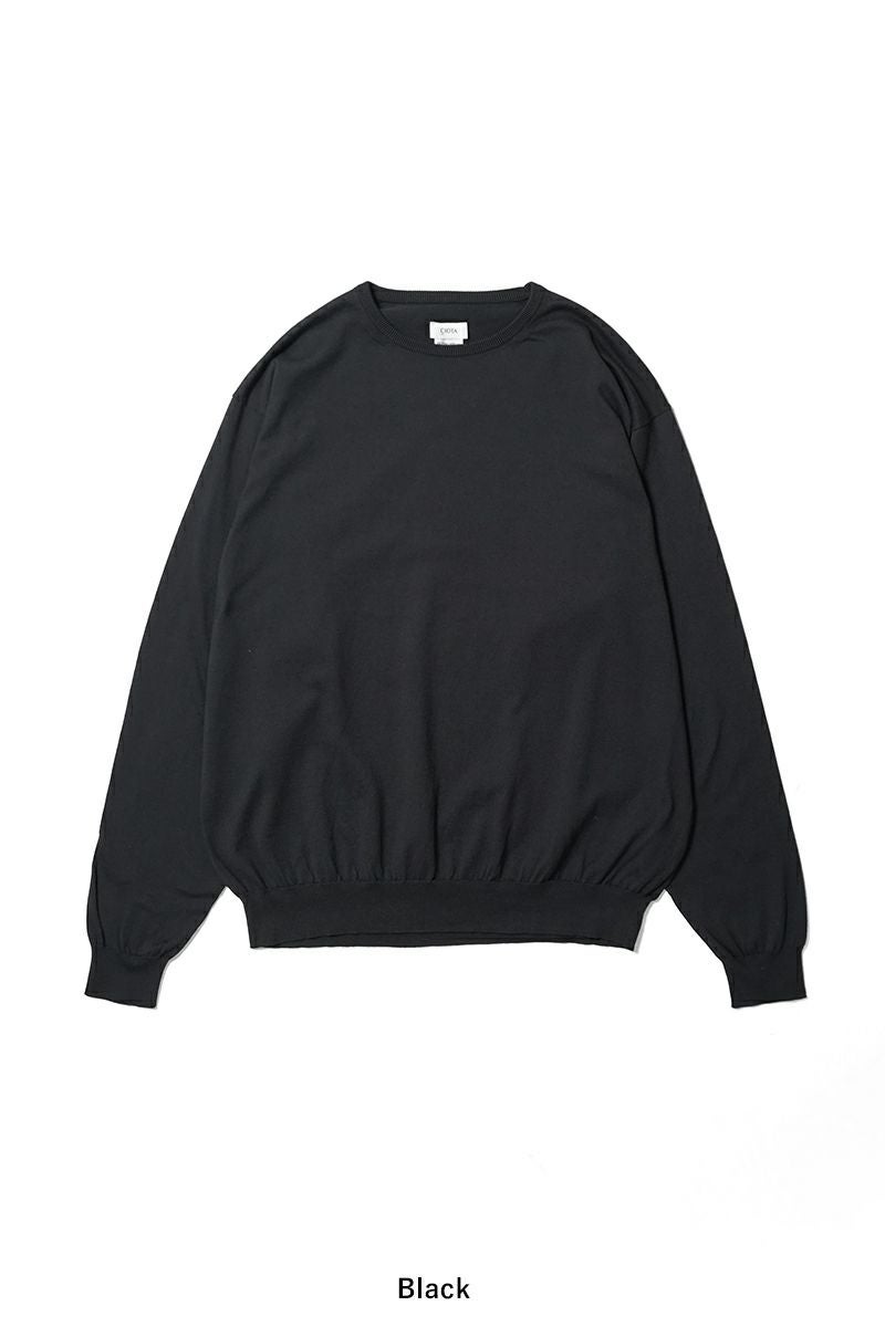 CIOTA(シオタ) Crewneck Long Sleeve Knit T-Shirts クルーネックロングスリーブニットＴシャツ KNLM-106