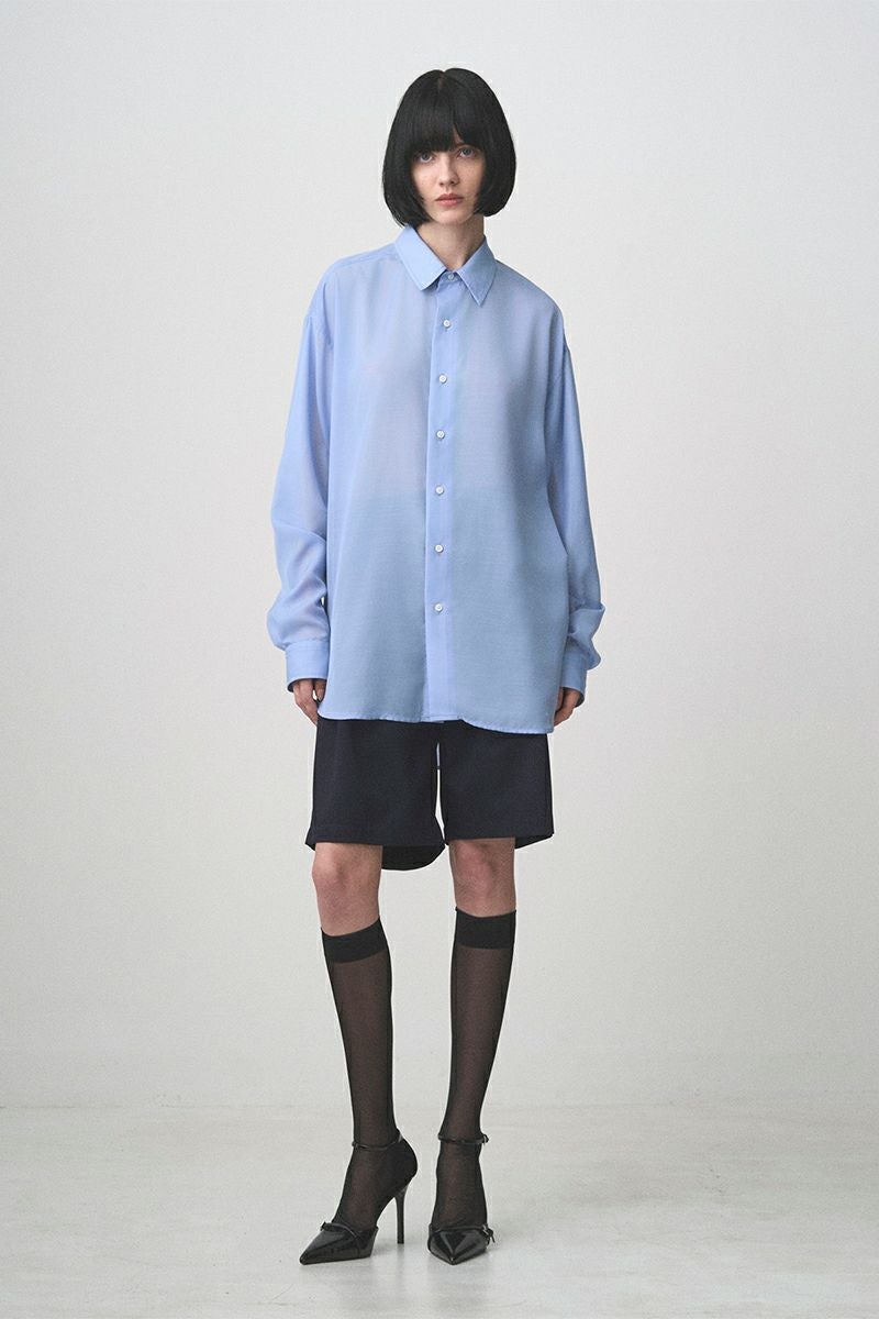 JUHA(ユハ) SHEER LIGHT SHIRT シアーライトシャツ 10230703-4