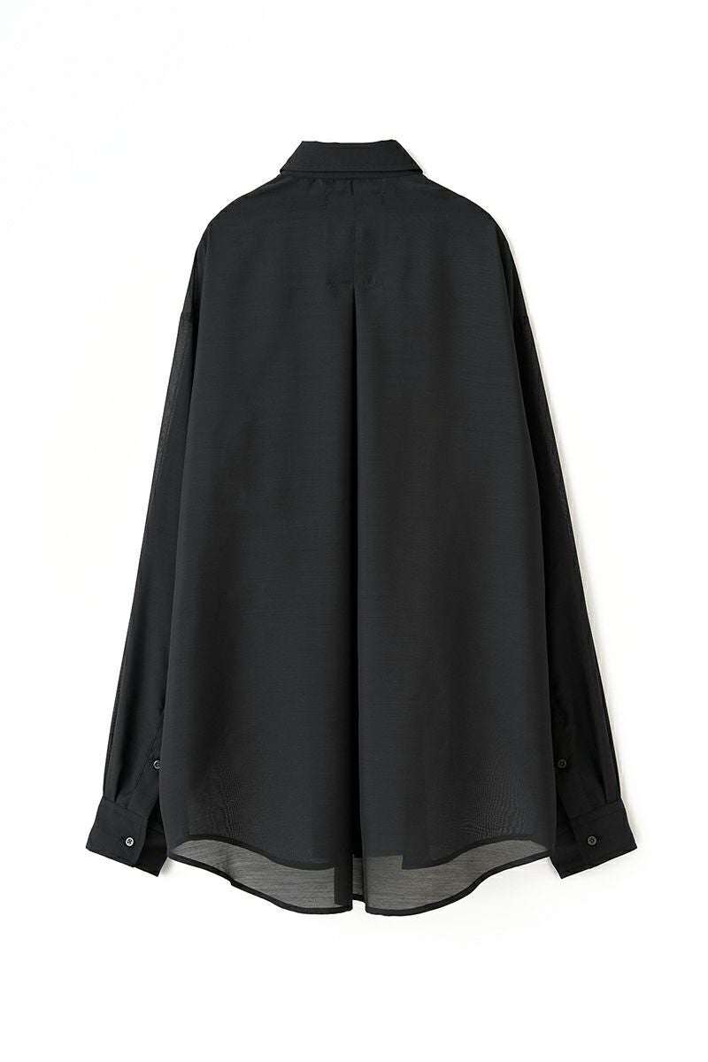 JUHA(ユハ) SHEER LIGHT SHIRT シアーライトシャツ 10230703-4
