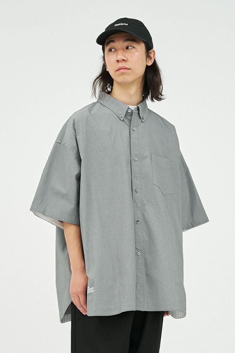 FreshService(フレッシュサービス) SEERSUCKER S/S B.D SHIRT シアーサッカー半袖ボタンダウンシャツ FSP261-50228