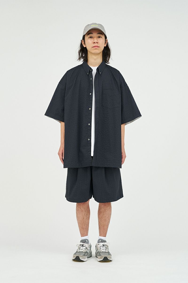 FreshService(フレッシュサービス) SEERSUCKER S/S B.D SHIRT シアーサッカー半袖ボタンダウンシャツ FSP261-50228