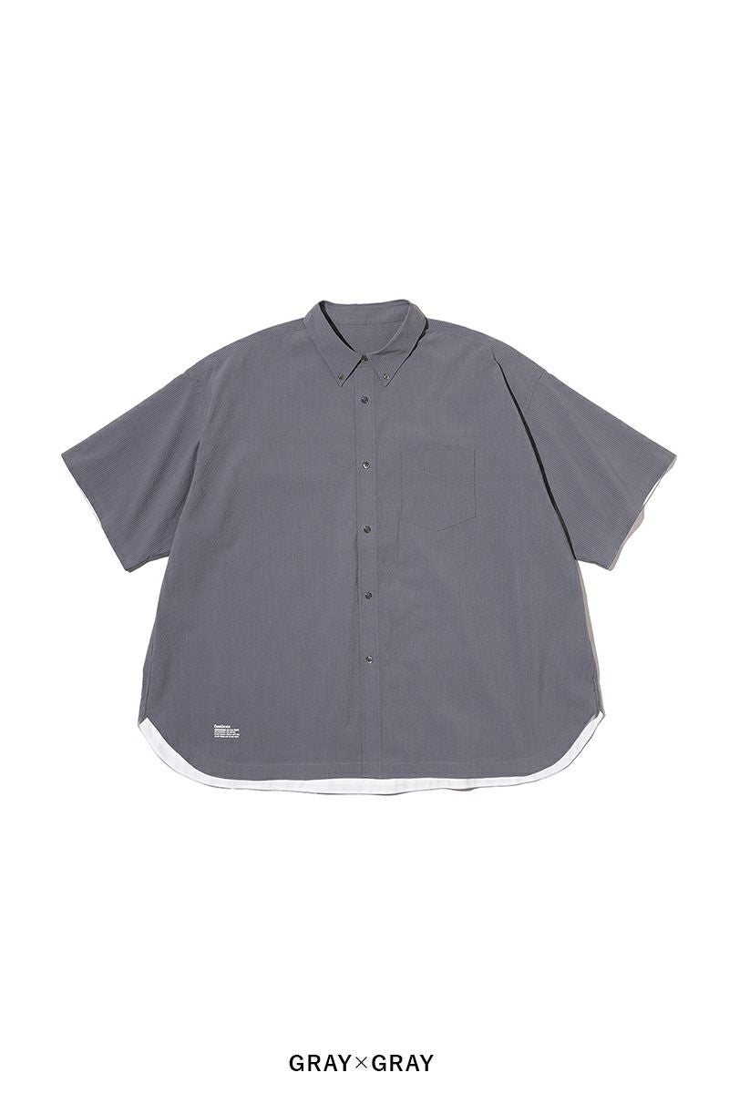 FreshService(フレッシュサービス) SEERSUCKER S/S B.D SHIRT シアーサッカー半袖ボタンダウンシャツ FSP261-50228