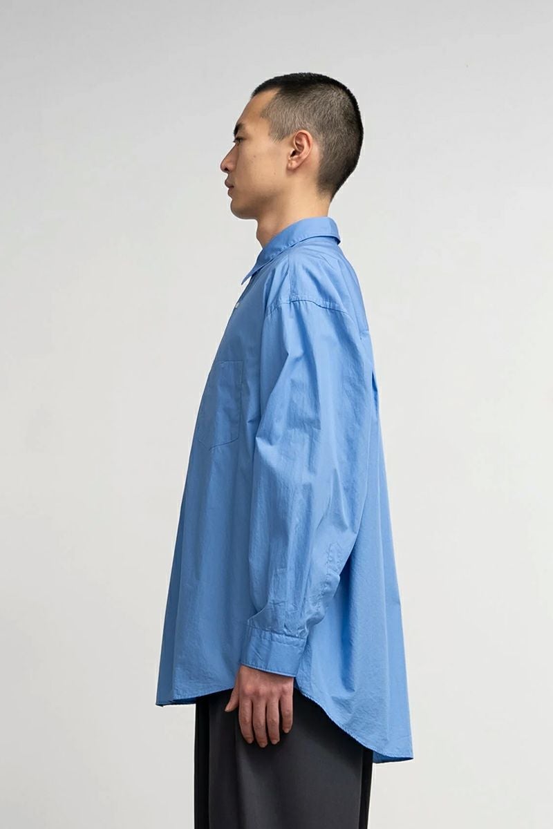Graphpaper(グラフペーパー) Broad L/S Oversized Regular Collar Shirt ブロード長袖オーバーサイズレギュラーカラーシャツ GM261-50001B