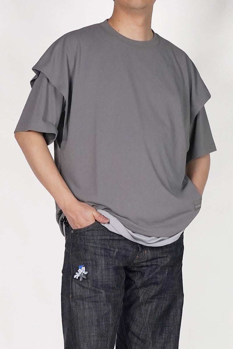 Poliquant(ポリクアント) THE LINKED SS LAYER PULLOVER リンクド半袖レイヤードプルオーバー 2601003