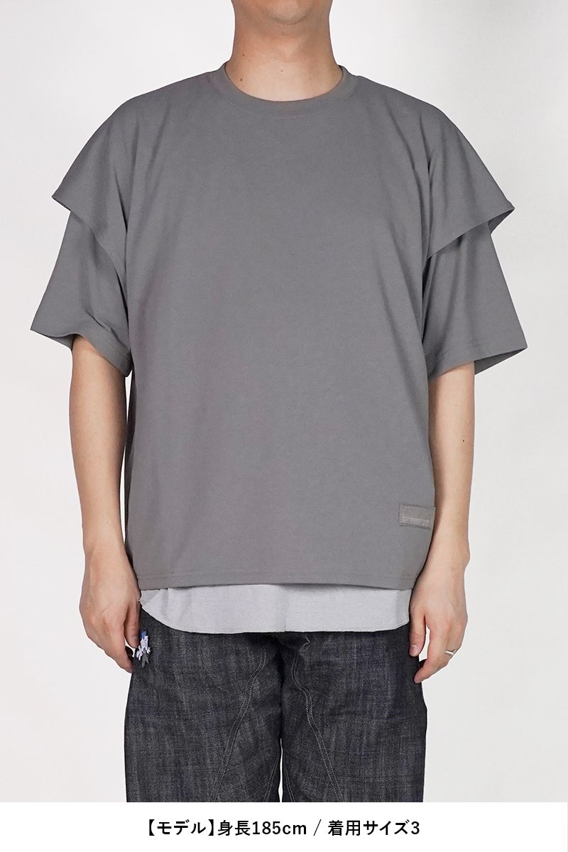 Poliquant(ポリクアント) THE LINKED SS LAYER PULLOVER リンクド半袖レイヤードプルオーバー 2601003