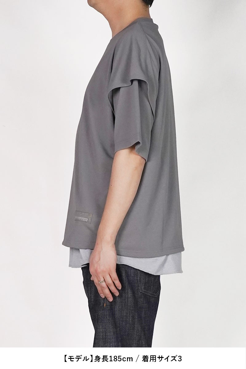 Poliquant(ポリクアント) THE LINKED SS LAYER PULLOVER リンクド半袖レイヤードプルオーバー 2601003