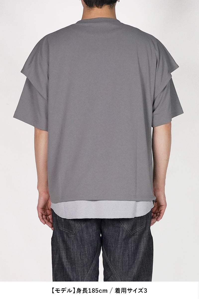 Poliquant(ポリクアント) THE LINKED SS LAYER PULLOVER リンクド半袖レイヤードプルオーバー 2601003