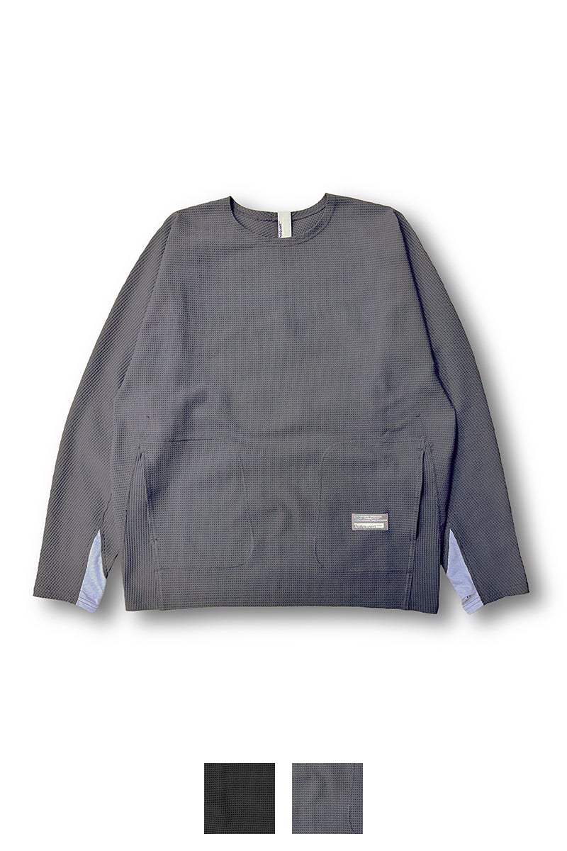 Poliquant(ポリクアント) THE DEFORMED PTRN. LS WAFFLE PULLOVER ディフォーメッドパターン長袖ワッフルプルオーバー 2601006