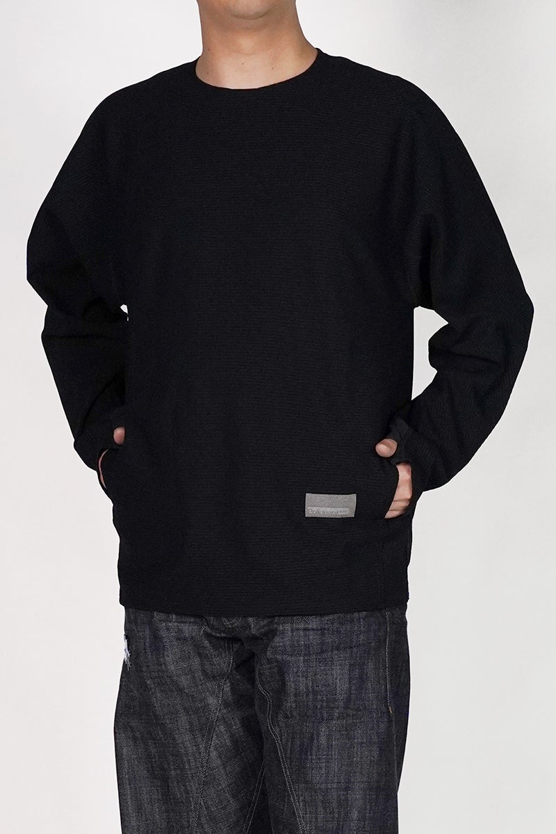 Poliquant(ポリクアント) THE DEFORMED PTRN. LS WAFFLE PULLOVER ディフォーメッドパターン長袖ワッフルプルオーバー 2601006