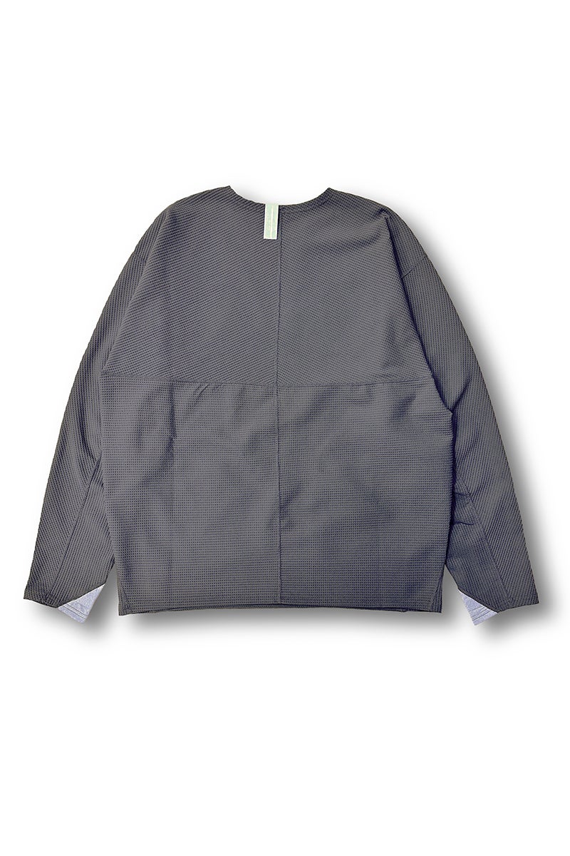 Poliquant(ポリクアント) THE DEFORMED PTRN. LS WAFFLE PULLOVER ディフォーメッドパターン長袖ワッフルプルオーバー 2601006