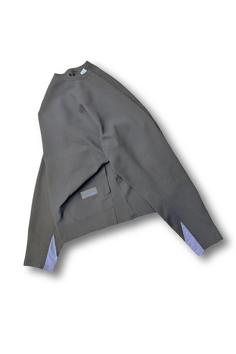 Poliquant(ポリクアント) THE DEFORMED PTRN. LS WAFFLE PULLOVER ディフォーメッドパターン長袖ワッフルプルオーバー 2601006