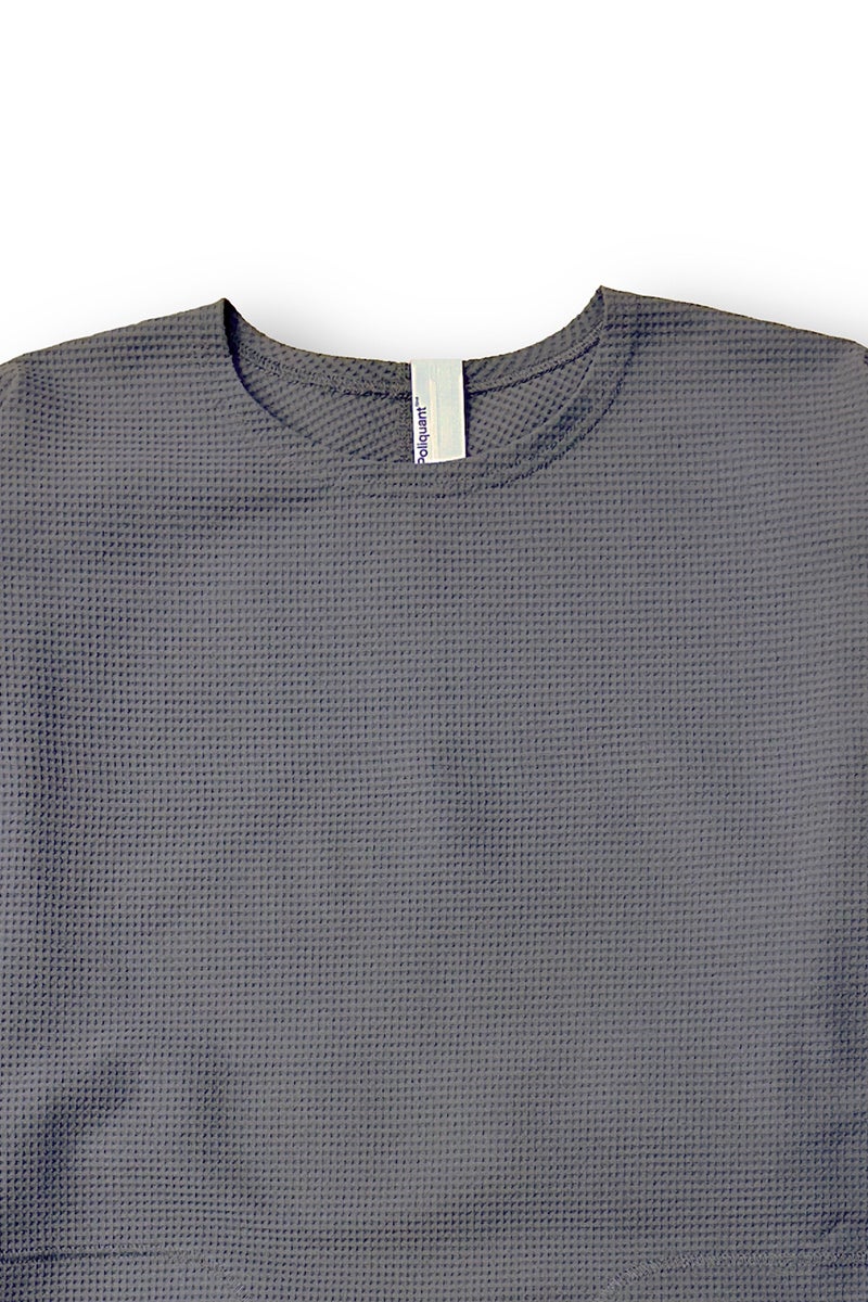 Poliquant(ポリクアント) THE DEFORMED PTRN. LS WAFFLE PULLOVER ディフォーメッドパターン長袖ワッフルプルオーバー 2601006