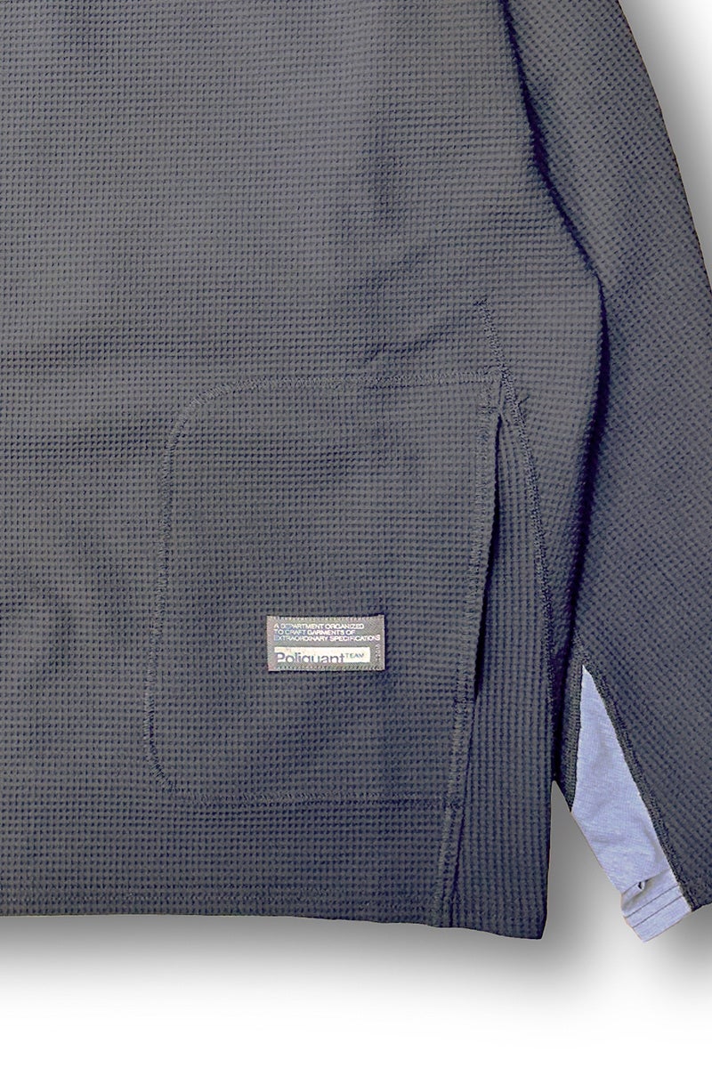 Poliquant(ポリクアント) THE DEFORMED PTRN. LS WAFFLE PULLOVER ディフォーメッドパターン長袖ワッフルプルオーバー 2601006