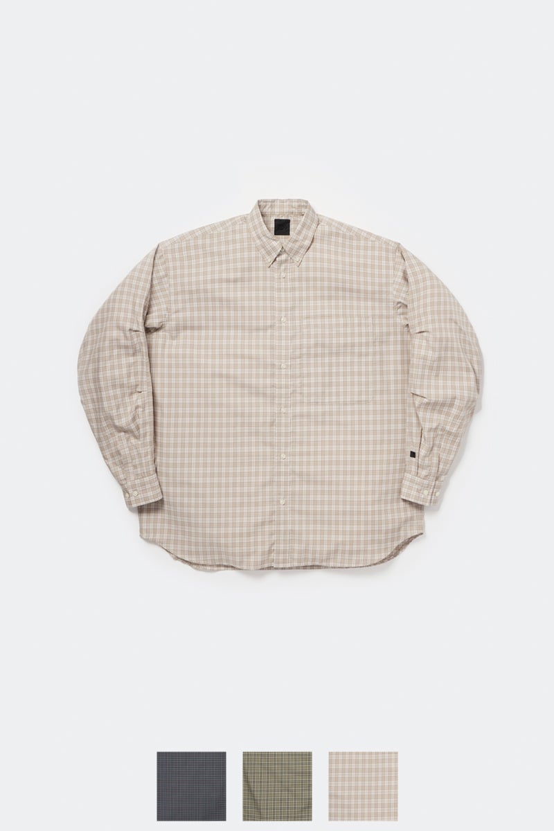 DAIWA PIER 39(ダイワピア39) TECH BUTTON DOWN SHIRT L/S GREN PLAID テックボタンダウンシャツ長袖グレンチェック BE-80026
