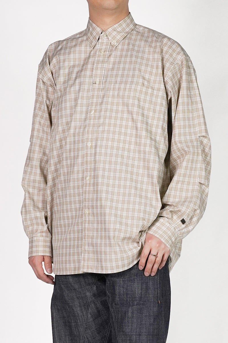 DAIWA PIER 39(ダイワピア39) TECH BUTTON DOWN SHIRT L/S GREN PLAID テックボタンダウンシャツ長袖グレンチェック BE-80026