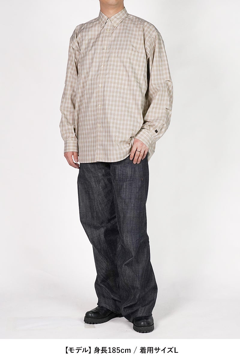 DAIWA PIER 39(ダイワピア39) TECH BUTTON DOWN SHIRT L/S GREN PLAID テックボタンダウンシャツ長袖グレンチェック BE-80026