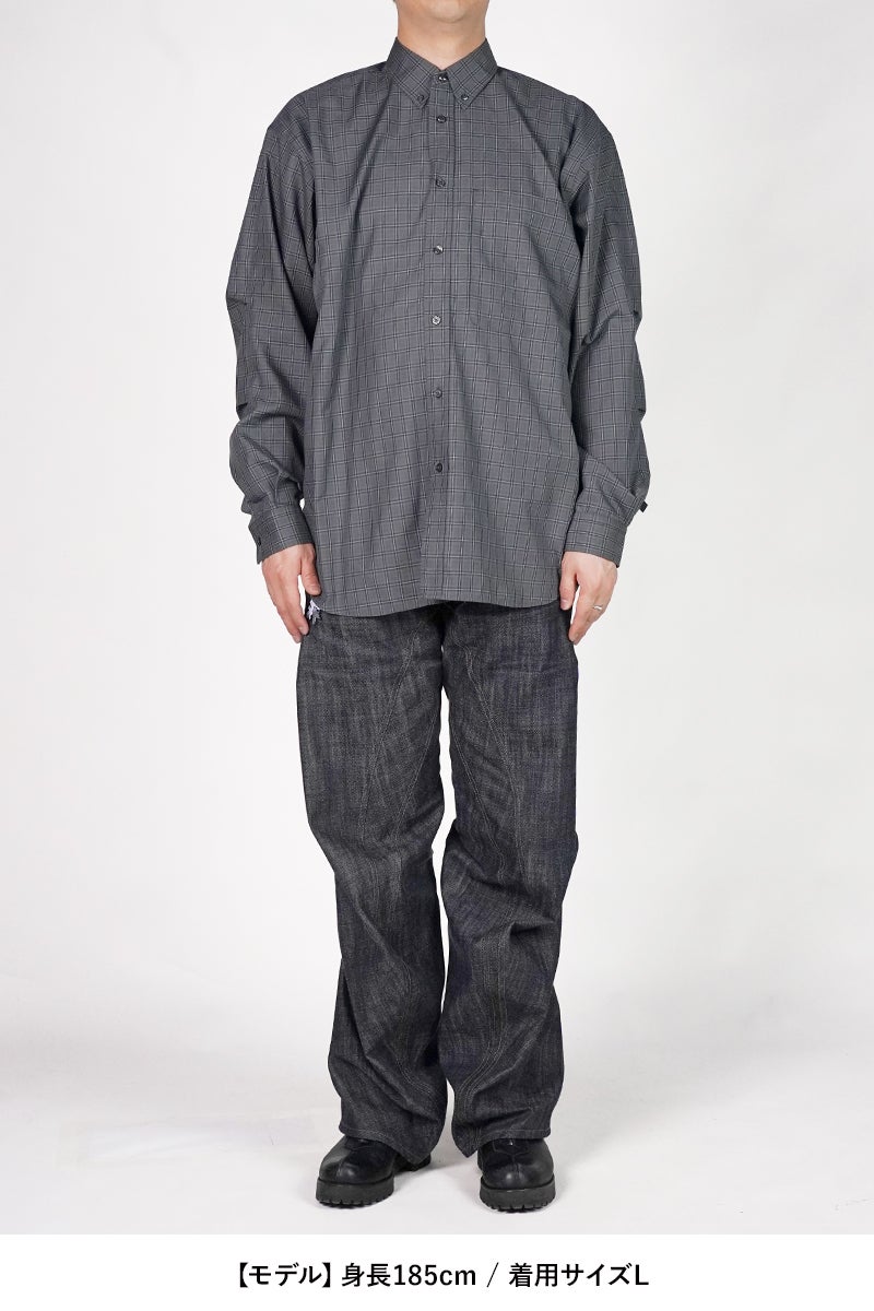 DAIWA PIER 39(ダイワピア39) TECH BUTTON DOWN SHIRT L/S GREN PLAID テックボタンダウンシャツ長袖グレンチェック BE-80026