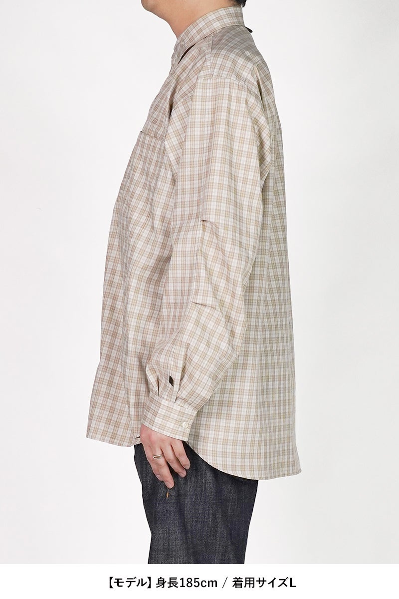 DAIWA PIER 39(ダイワピア39) TECH BUTTON DOWN SHIRT L/S GREN PLAID テックボタンダウンシャツ長袖グレンチェック BE-80026