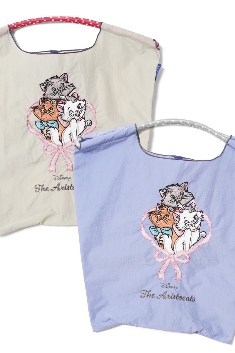 Ball & Chain(ボールアンドチェーン) DISNEY THE Aristocats Ribbon(M) ディズニー おしゃれキャットリボン マリー ベルリオーズ トゥルーズ ショッピングバック トートバッグ 324010